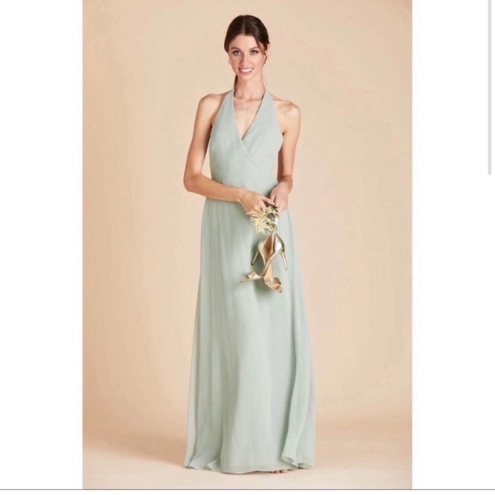 Nwt Birdy Grey Moni Dress In Chiffon Sage